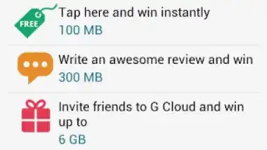 Captura de tela de G Cloud Backup 8