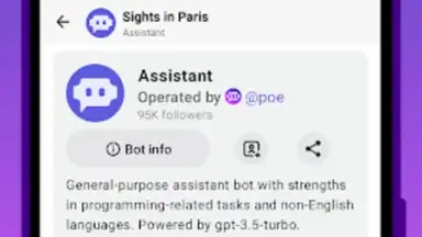 Captura de tela de Poe - Fast AI Chat 11