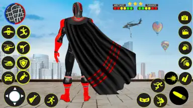 Captura de tela de Spider Rope Hero Spider Games 1