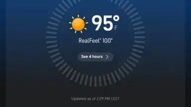 Captura de tela de AccuWeather 17