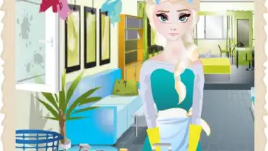 Captura de tela de Gina-House Cleaning Games 3