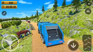 Captura de tela de Offroad Truck Simulator - Garbage Truck Game 3