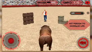 Captura de tela de Angry Bull Attack Arena Sim 3D 14