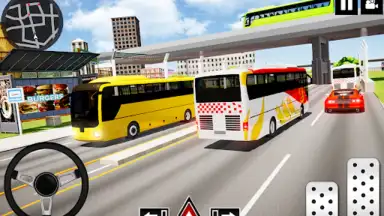 Captura de tela de Coach Bus Driving - Bus Games 8