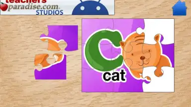 Captura de tela de Kids ABCs Jigsaw Puzzles 12