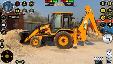Captura de tela de JCB Excavator Simulator Games 8