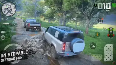 Captura de tela de offroad SUV jeep 4x4 driving 6
