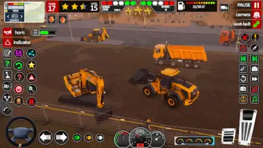 Captura de tela de JCB Game Snow Excavator Games 3