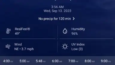 Captura de tela de Local Weather: Weather Forecast 7