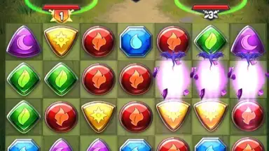 Captura de tela de Dragon Strike: Puzzle RPG 4