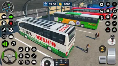 Captura de tela de Bus Simulator Game 2