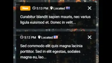 Captura de tela de Shuffle Message 1