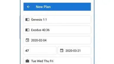 Captura de tela de Bible Plan 4