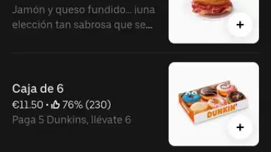 Captura de tela de Uber Eats 8