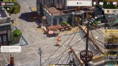 Captura de tela de Uncharted Waters Origin 3