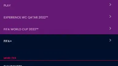 Captura de tela de FIFA Official App 10
