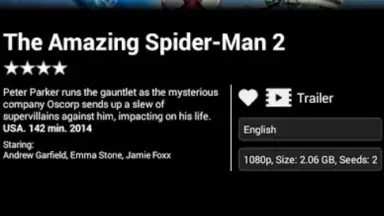 Captura de tela de Popcorn Time 3