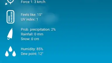 Captura de tela de Weather XL PRO 8