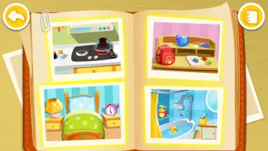 Captura de tela de Baby Panda Daily Necessities 1