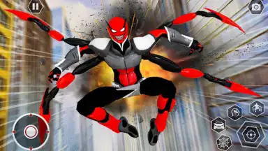Captura de tela de Black Spider Rope Superhero 3