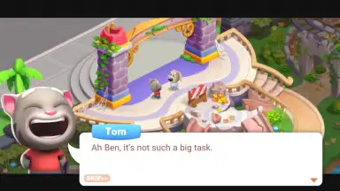 Captura de tela de Talking Tom Fun Fair 4