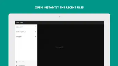 Captura de tela de Turbo Editor 7