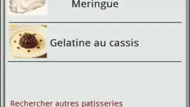 Captura de tela de Recettes patisseries 2