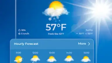 Captura de tela de Live Weather Widget & Radar 12