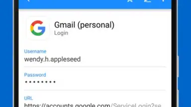 Captura de tela de 1Password 7
