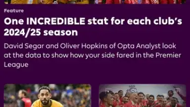 Captura de tela de Premier League - Official App 7