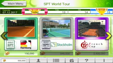 Captura de tela de Virtua Tennis Challenge 3