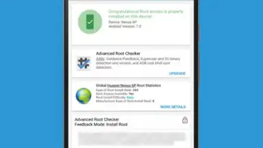 Captura de tela de Root Checker 10