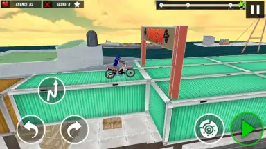 Captura de tela de Bike Stunt Ramp Race 3D 7
