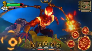 Captura de tela de Iron Super Hero - Spider Games 2