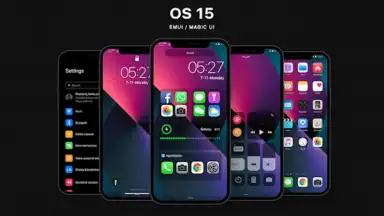 Captura de tela de OS 15 Dark EMUI/Magic UI Theme 1