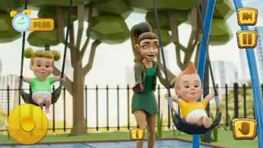 Captura de tela de Twins Baby Mother Daycare Game 7