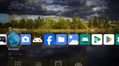 Captura de tela de Projectivy Launcher 3