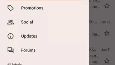 Captura de tela de Gmail 1