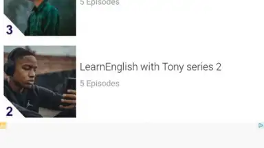 Captura de tela de LearnEnglish Podcasts 1