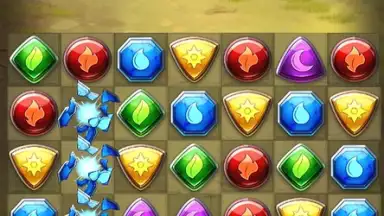 Captura de tela de Dragon Strike: Puzzle RPG 2