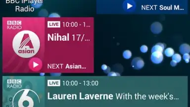 Captura de tela de BBC iPlayer Radio 17