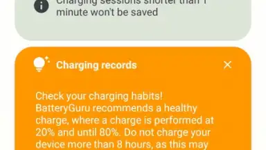 Captura de tela de Battery Guru 2