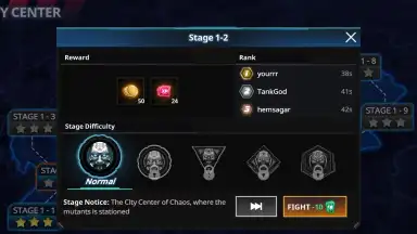 Captura de tela de Cyber Fighters 12