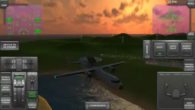 Captura de tela de Turboprop Flight Simulator 9