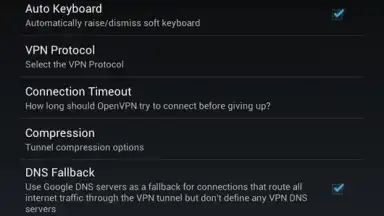 Captura de tela de OpenVPN Connect 6
