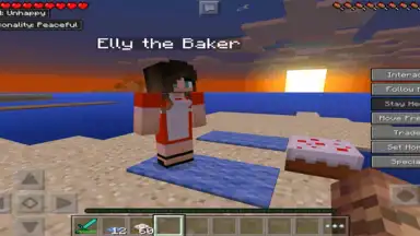 Captura de tela de Minecraft Comes Alive PE Mod 2