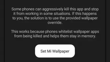 Captura de tela de Mi Control Center 3