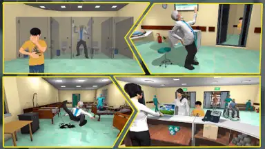 Captura de tela de Scary Doctor 3D Pranks Fun 1