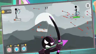Captura de tela de Arrow battle of Stickman 2
