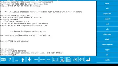 Captura de tela de Cisco Packet Tracer Mobile 8